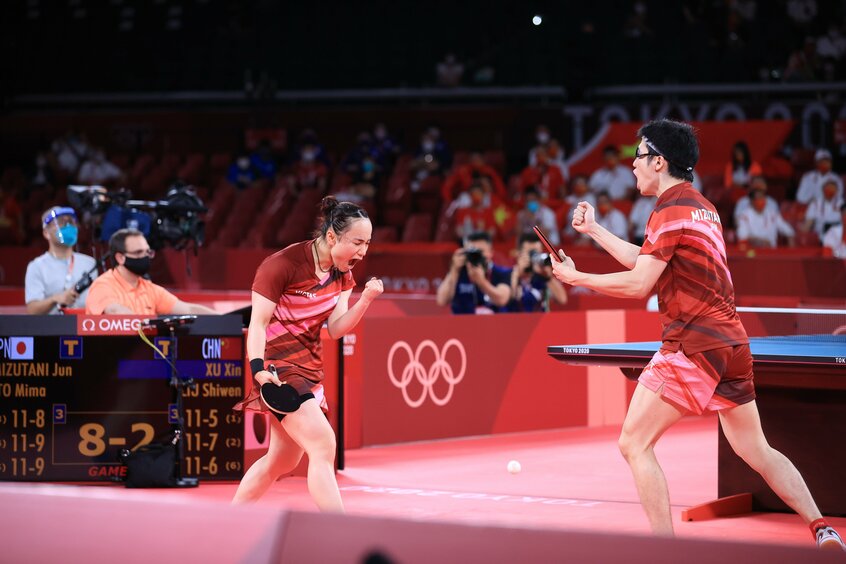 水谷隼&伊藤美誠ペアは「2‐9」から逆転勝ちしたこともある