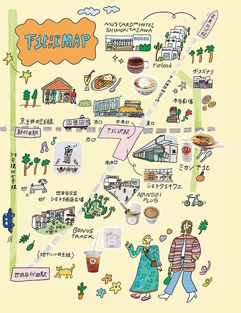 地図とイラスト　akisayagi