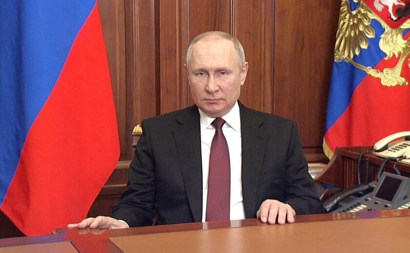 ロシアのプーチン大統領（ロシア大統領府公式ページより） 
