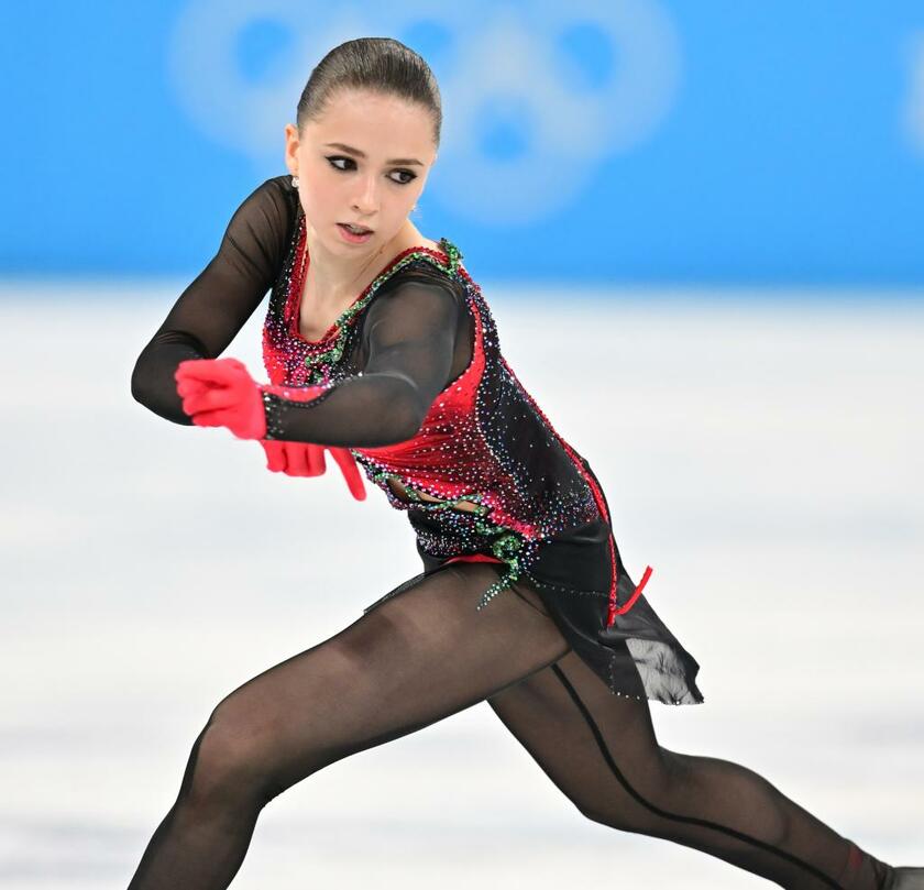 女子フィギュアのロシア代表として北京五輪に出場したカミラ・ワリエワ
