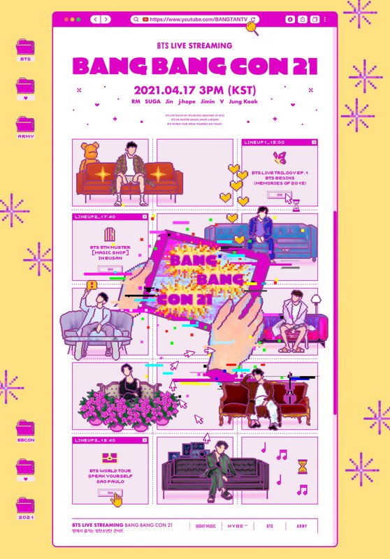 BTS、無料のオンラインフェス【BANG BANG CON 21】開催