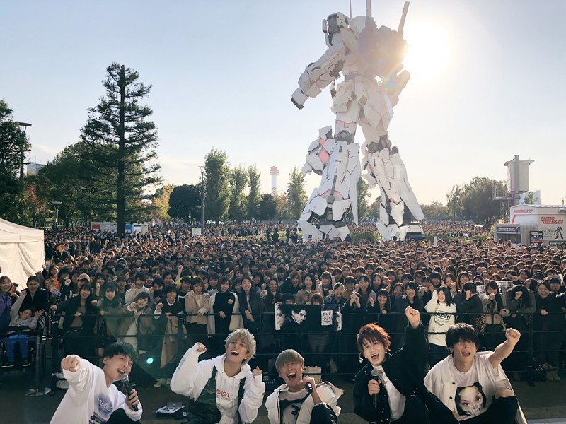 Da-iCE、思い出の地での新曲初披露フリーライブに5,000人が集結