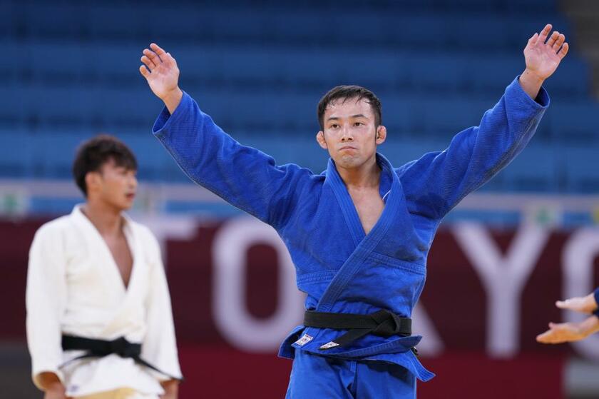 柔道男子60キロ級で金メダルを獲得した高藤直寿（C)朝日新聞社