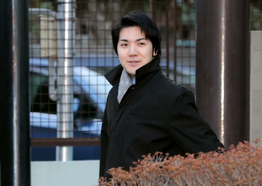母親の元婚約者男性へ文書を出した小室さん(C)朝日新聞社