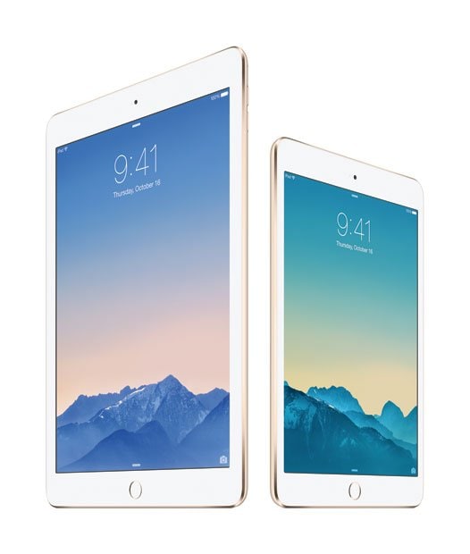 発表されたiPad Air 2とiPad mini 3