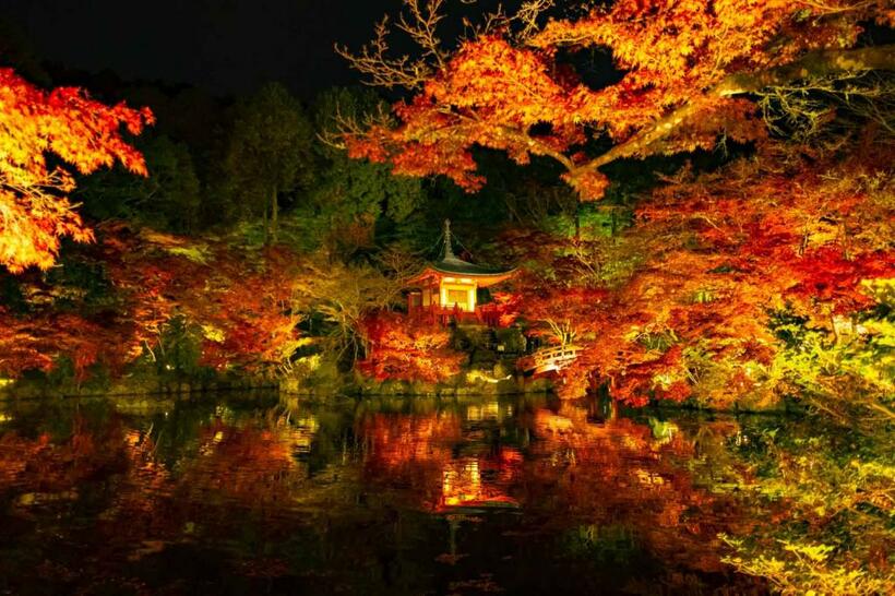 醍醐寺・弁天堂付近