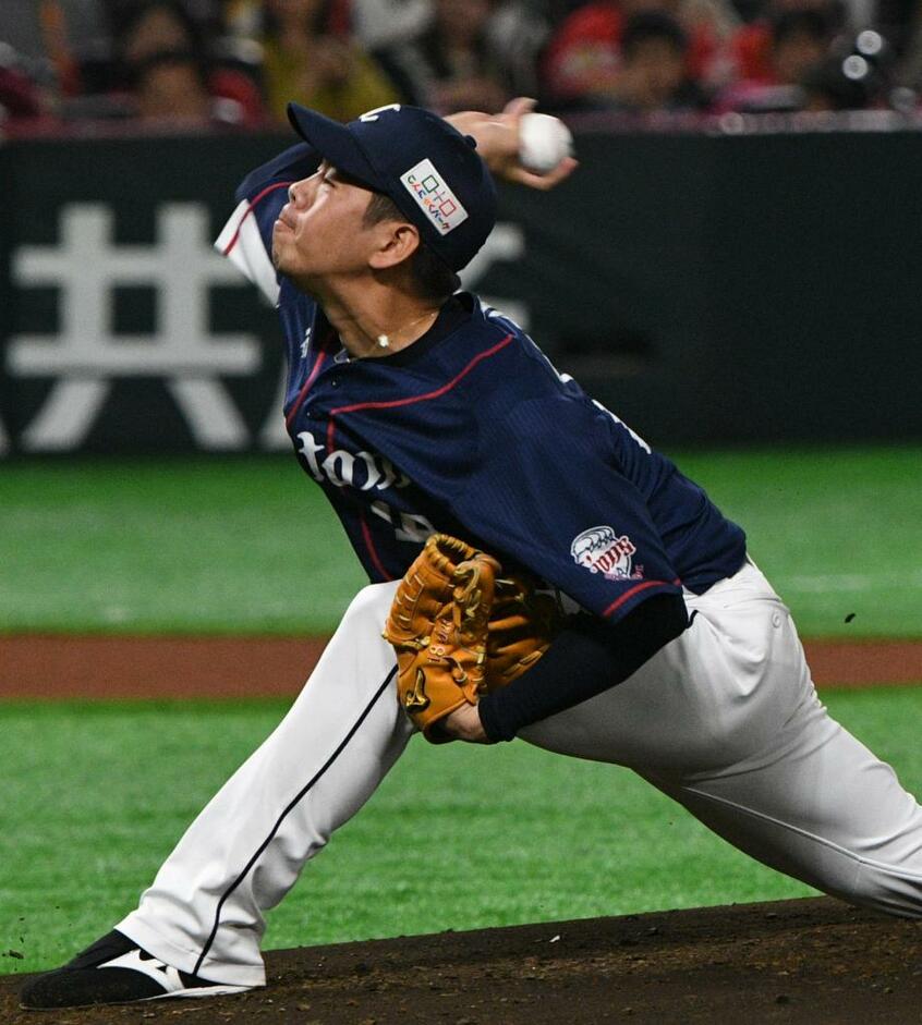 期待に応えたとは言えない西武・多和田真三郎 (c)朝日新聞社