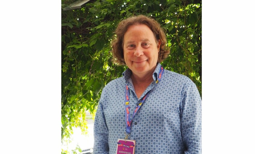 TOHUのエグゼクティブ兼プログラミングディレクター、Stéphane Lavoie(ステファン・ラヴォワ) (撮影/西元まり)