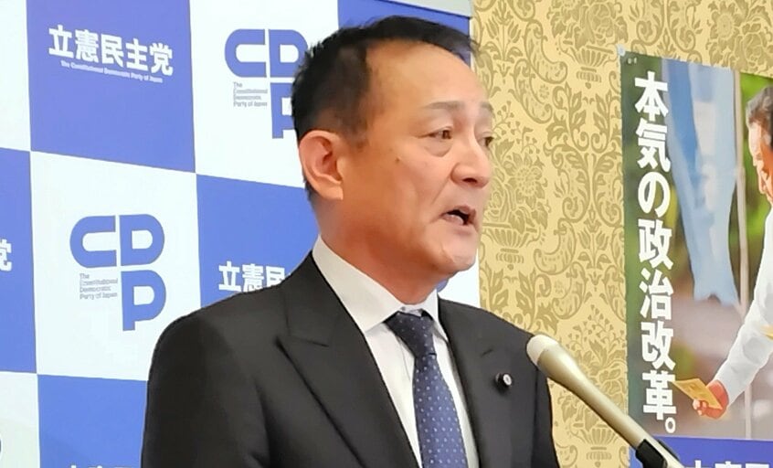 「支持率が上がらないのは不思議」とぼやく立憲民主党の斎藤嘉隆参院国対委員長