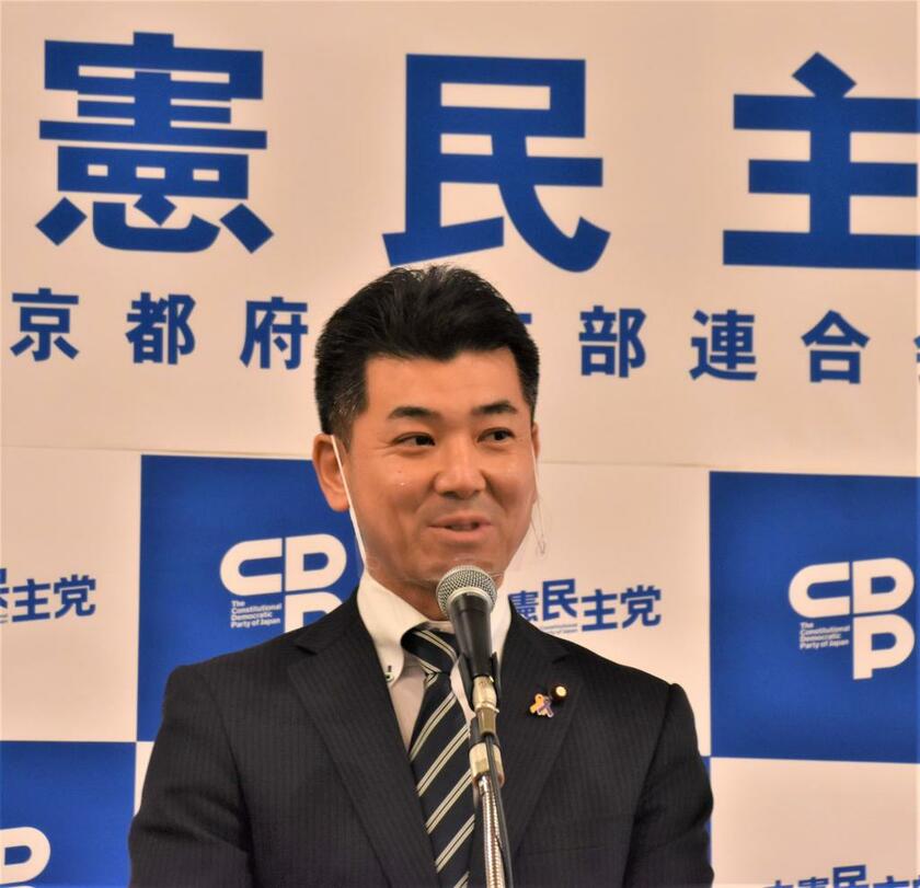 立憲民主党・政調会長の泉健太氏（C）朝日新聞社