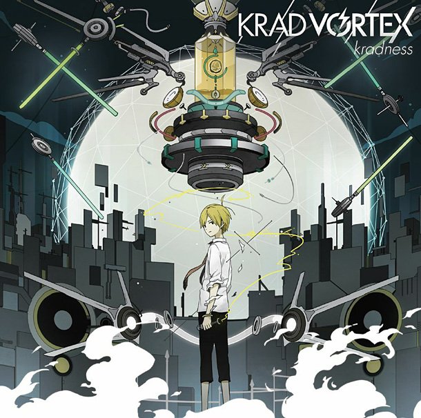 kradness 1stフルアルバム『KRAD VORTEX』ジャケット＆収録楽曲公開