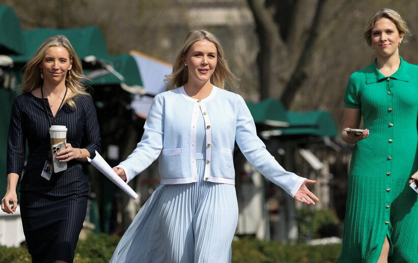 米大統領報道官　キャロライン・レビット（27）（写真：ロイター／アフロ）