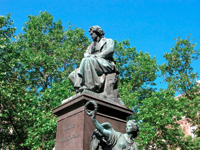 オーストリア・ウィーンにあるベートーベンの像