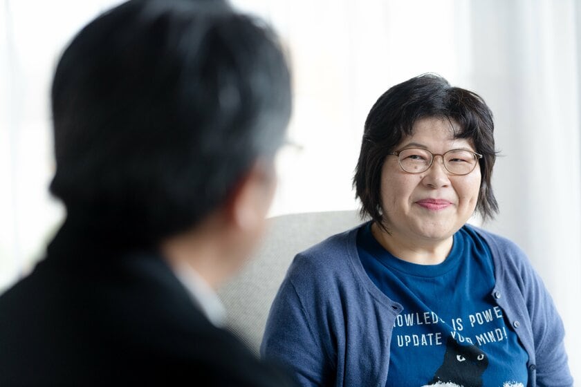 和田靜香さん（撮影／朝日新聞出版写真映像部・和仁貢介）