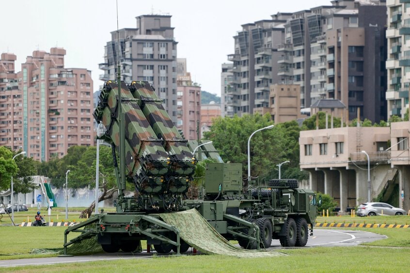 7月9日から台湾で行われている定例軍事演習「漢光」の実動訓練(写真:ロイター/アフロ)