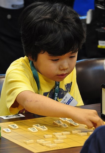 小学1年生の時、将棋大会で