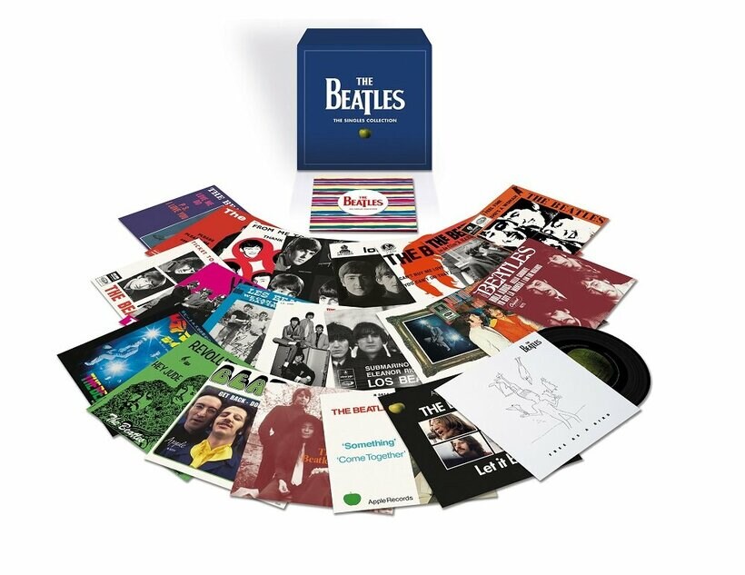  ザ・ビートルズ、最新リマスター音源の完全限定盤7インチ・ヴィニール・シングル・コレクションを発売