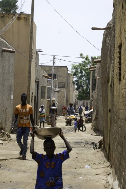 モプチの旧市街にも、避難民が多く居留していたと聞く（モプチ・マリ 2014年／Mopti,Mali 2014）