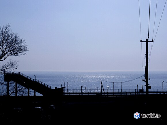 北海道伊達市の海　撮影：日本気象協会北海道支社 持田浩
