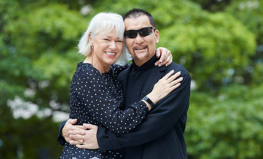 蝶野正洋さんと妻・マルティーナさん