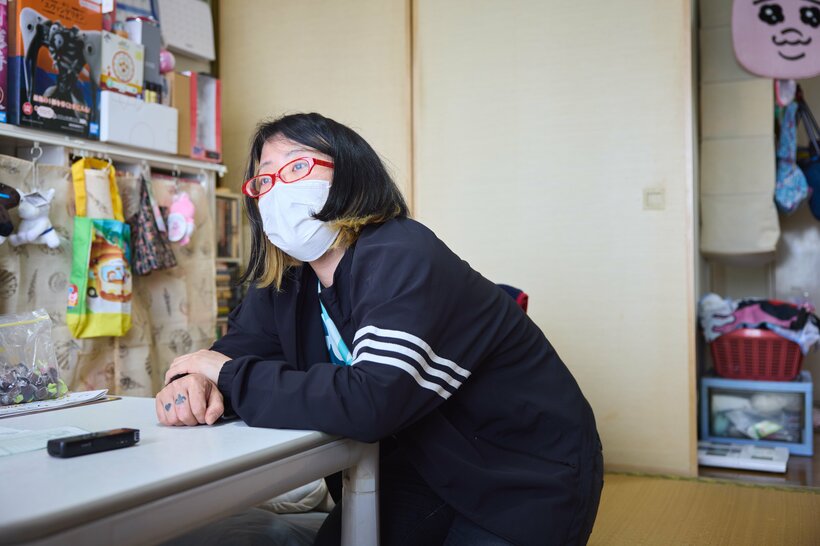 孤独死の不安は拭えないと話す羽中田さん。撮影／写真映像部・佐藤創紀