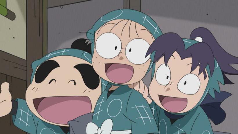 アニメ「忍たま乱太郎」では三人組が大活躍する　（c）尼子騒兵衛／NHK・NEP