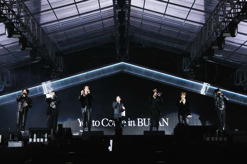 22年10月、釜山で行われたコンサート「BTS〈Yet