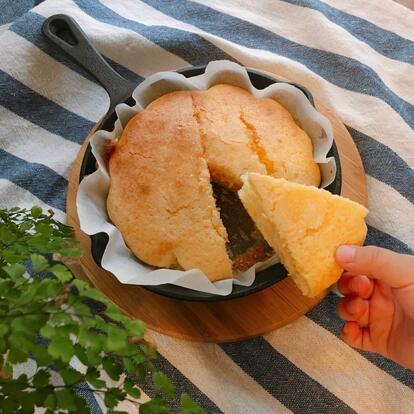 甘さ控えめカステラの完成(筆者撮影)