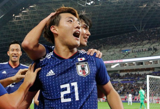 サッカー日本代表の堂安律　（c）朝日新聞社