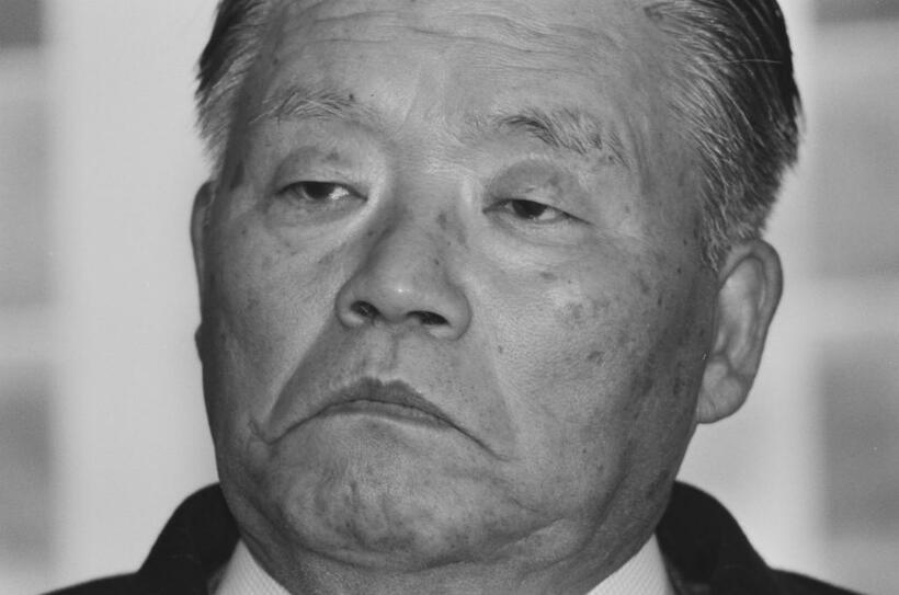 自民党幹事長時代の大平正芳氏＝１９７８年１０月９日
