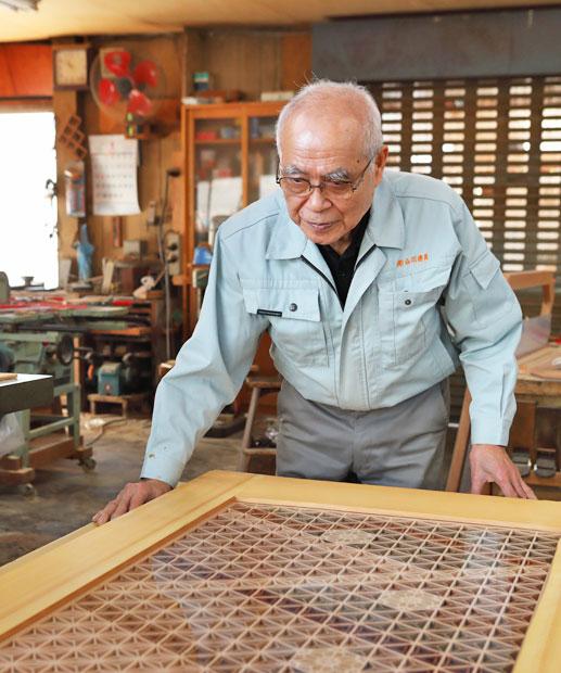 【組子細工】山川英夫さん（８０）／「千分の1ミリ単位で木を削る。これは機械ではできません」