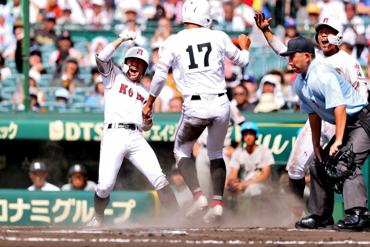 新しいユニフォーム姿の広陵が熊本工との伝統校対決を制す 大 新しいユニフォーム姿の広陵が熊本工との伝統校対決を制す 大