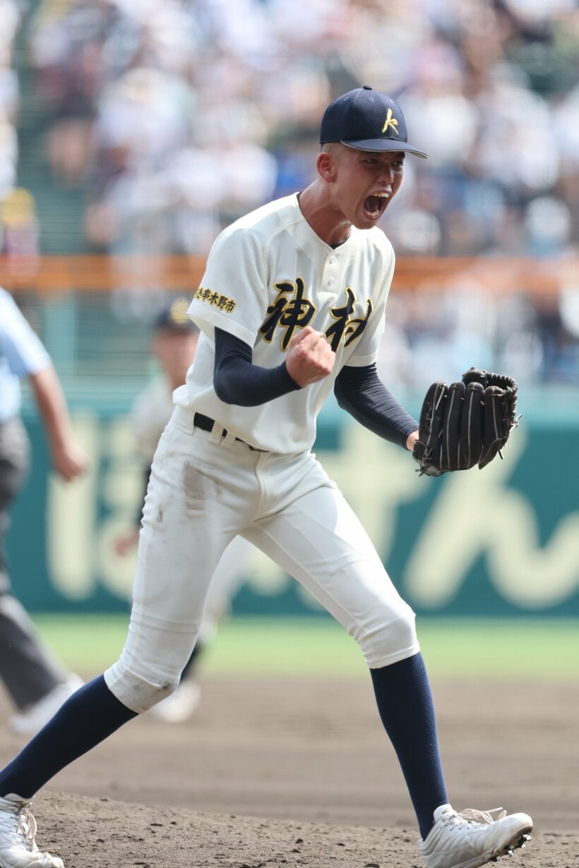 早瀬朔・神村学園（鹿児島）・投手・3年（撮影／写真映像部・東川哲也）