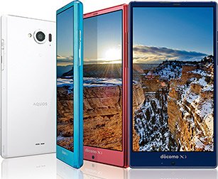 4種類の「AQUOS ZETA」