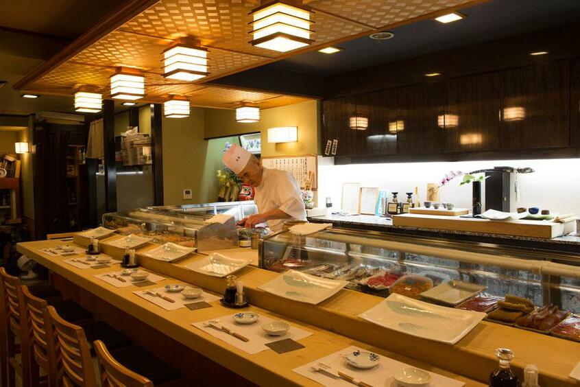 すし処 佐藤/東京都目黒区下目黒3-5-1 梶浦ビル2F(営)18:00~23:00閉店(休)月 (撮影/写真部・片山菜緒子)