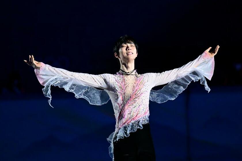 羽生結弦は「自分のスケート人生のいろいろなものを込めた」という演技で会場を魅了した