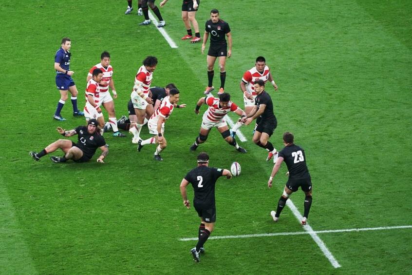 2018年11月17日にイギリスのトゥイッケナム・スタジアムで行われたイングランド対日本のテストマッチ (写真=Shu Tomioka)