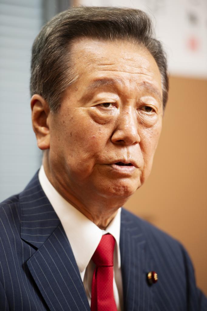 小沢一郎氏（撮影・高野楓菜）