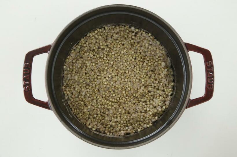 そばの実の茹で方の目安。こうしておけば料理に使える