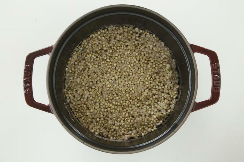 そばの実の茹で方の目安。こうしておけば料理に使える