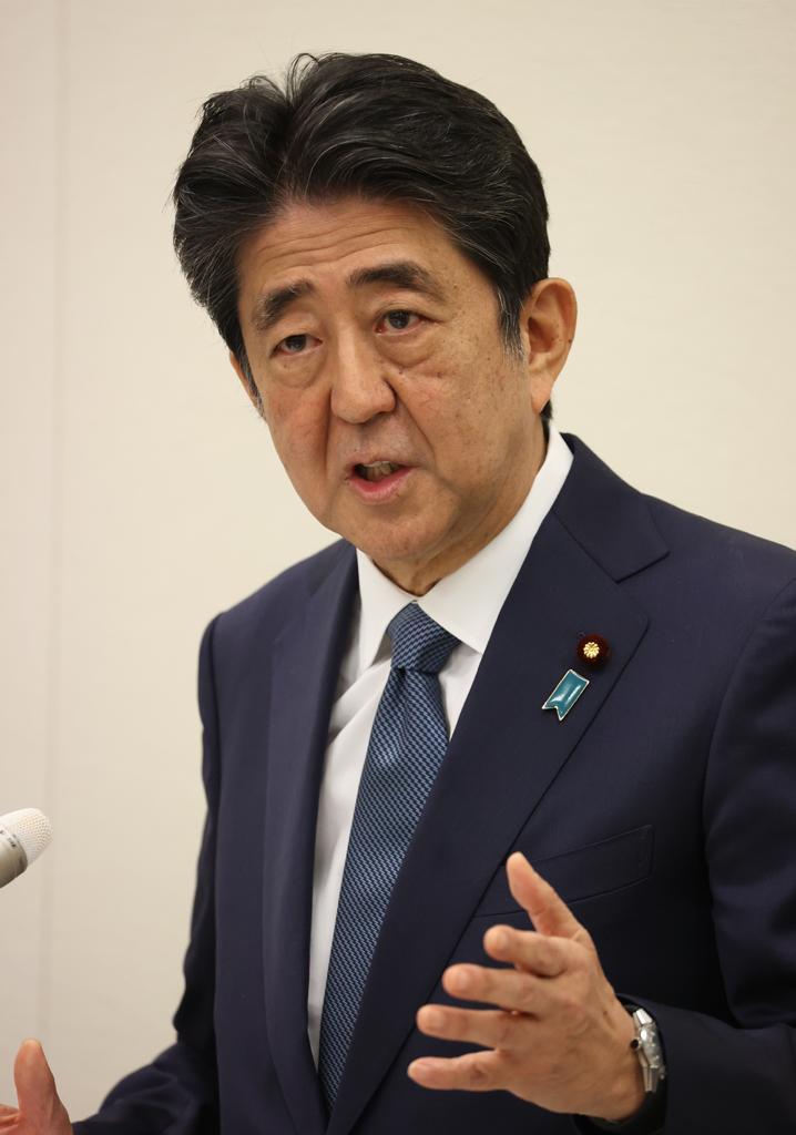 安倍晋三元首相　（ｃ）朝日新聞社