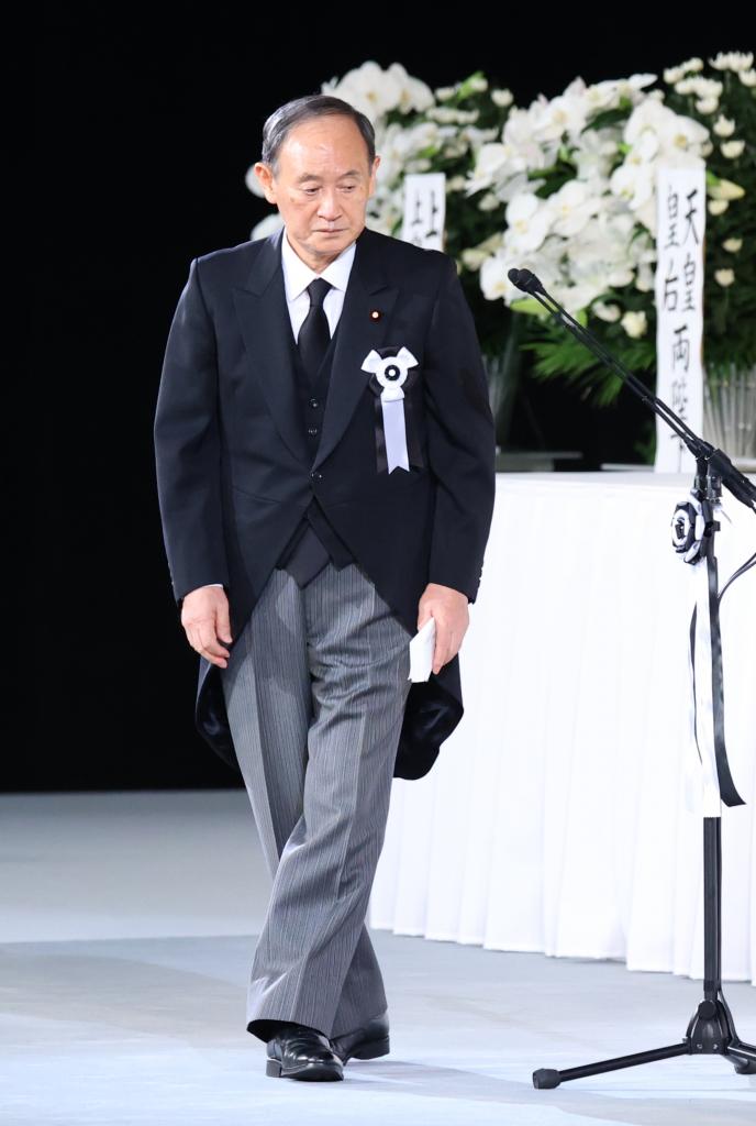 国葬で弔辞を述べた菅義偉前首相