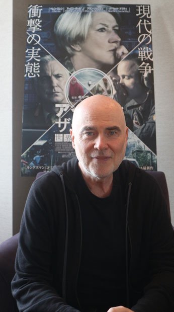 来日したゲド・ドハティ氏　「アイ・イン・ザ・スカイ　世界一安全な戦場」１２月２３日からTOHOシネマズ シャンティほか全国公開。配給ファントム・フィルム