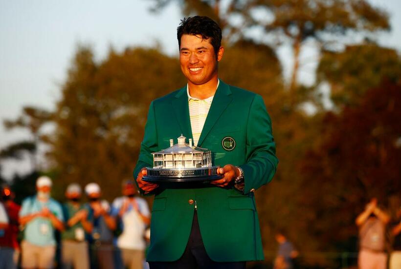 マスターズで優勝した松山英樹（Getty Images Sport）