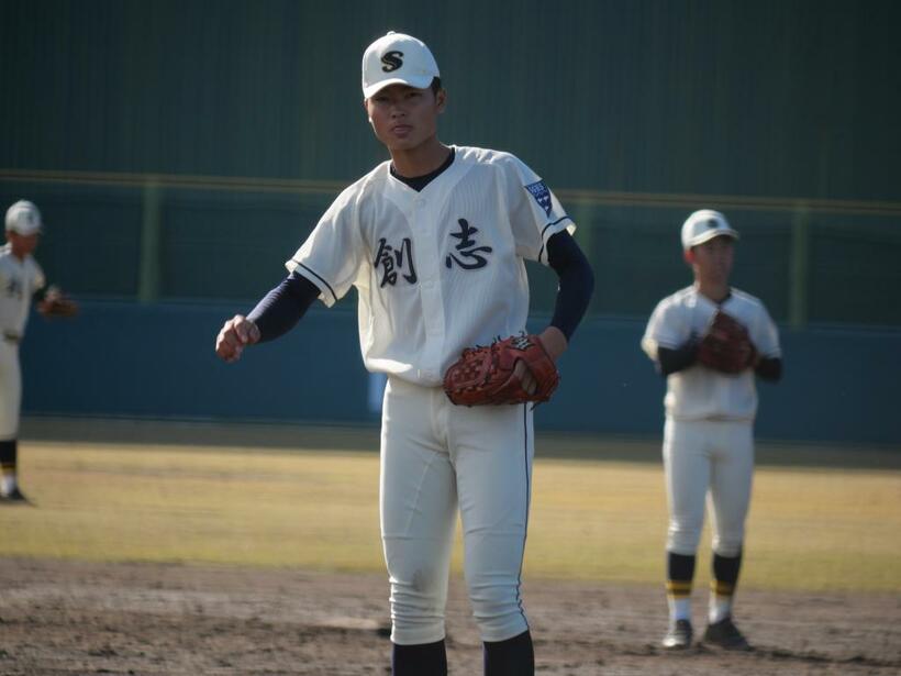 創志学園・三方陽登（写真提供・ 西尾典文）