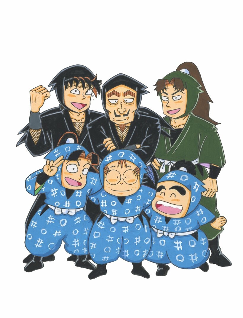 子どもにも大人にも人気の「落第忍者乱太郎」