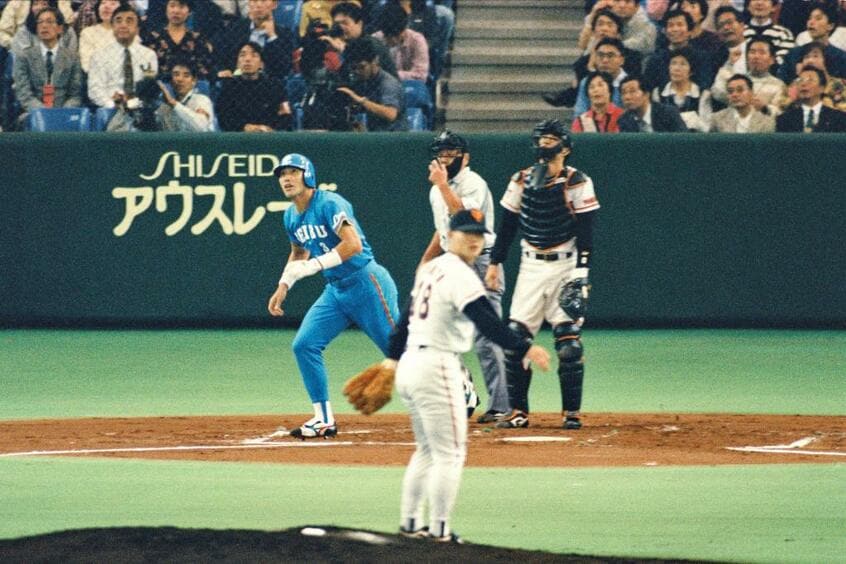 永遠のライバル・巨人の桑田真澄からホームランを打った西武時代の清原（1994年）