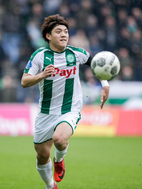 オランダ1部のフローニンゲンに所属する堂安。代表からの引退を表明した本田に代わり、左利きのアタッカーとしてかかる期待は大きい(写真:GettyImages)