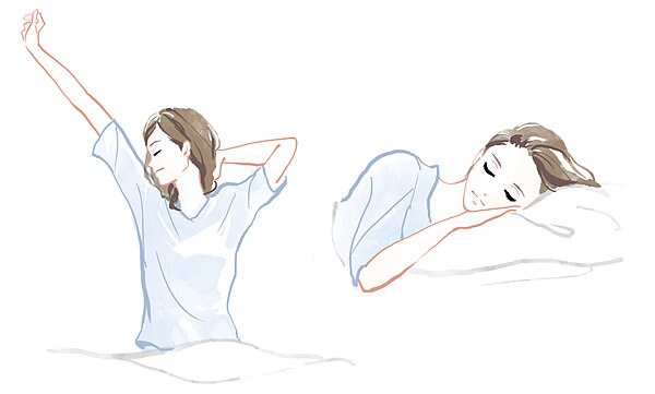 ストレスからくる肌トラブルを防ぐ方法のひとつに、質のよい睡眠があります
