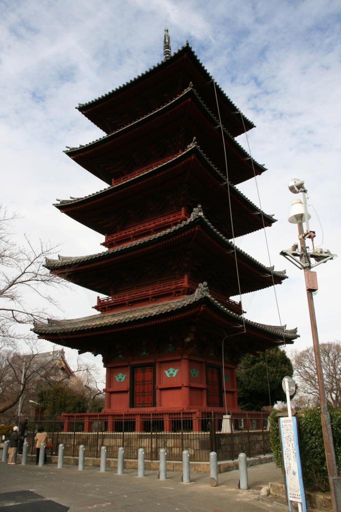 関東で一番古い五重塔